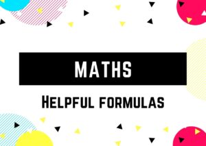 Read more about the article Mathematics – Helpful Formulas